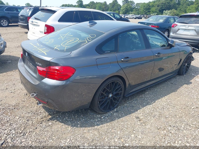 Vin: wba4b1c55fd955528, lot: 46228218, bmw 435i gran coupe 20154