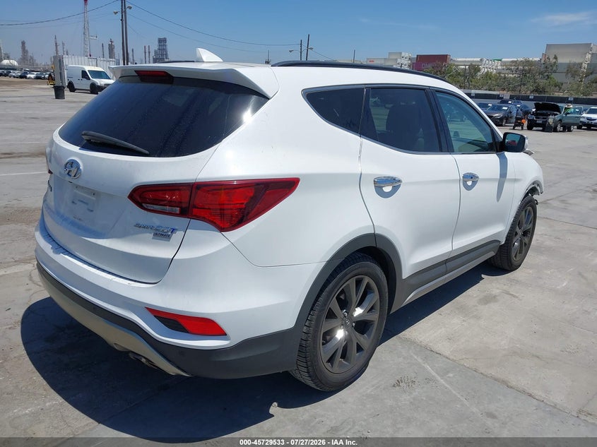 Vin: 5xyzw4la2hg388906, lot: 46228232, hyundai santa fe sport 2.0t ultimate 20174
