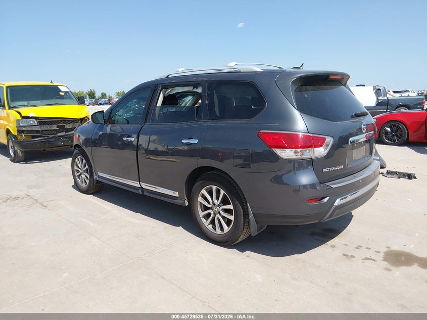Vin: 5n1ar2mn6ec635866, lot: 46228234, nissan pathfinder sl 20143