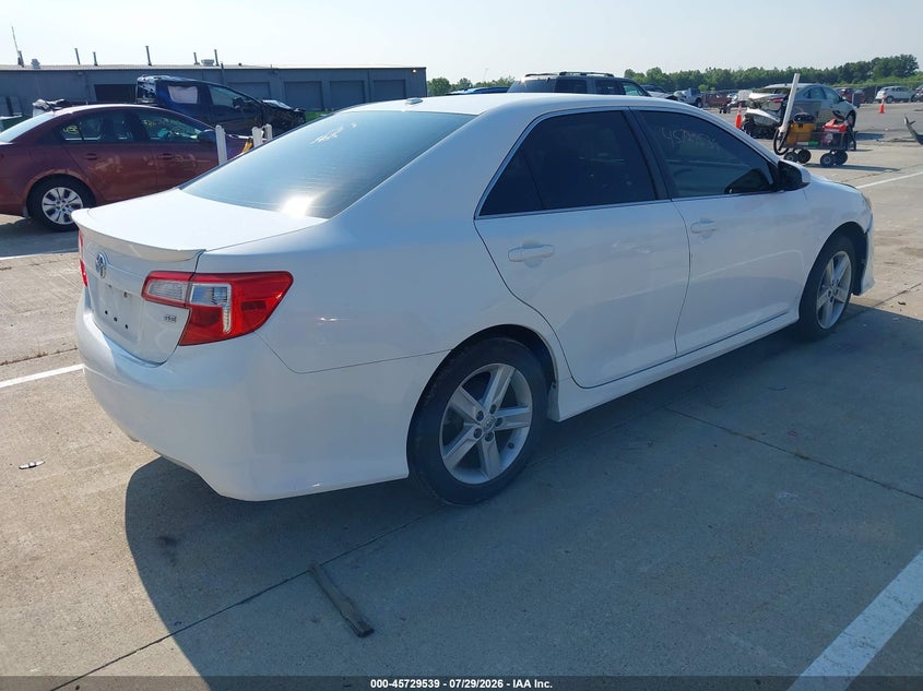 Vin: 4t1bf1fk9cu150610, lot: 46228238, toyota camry se 20124