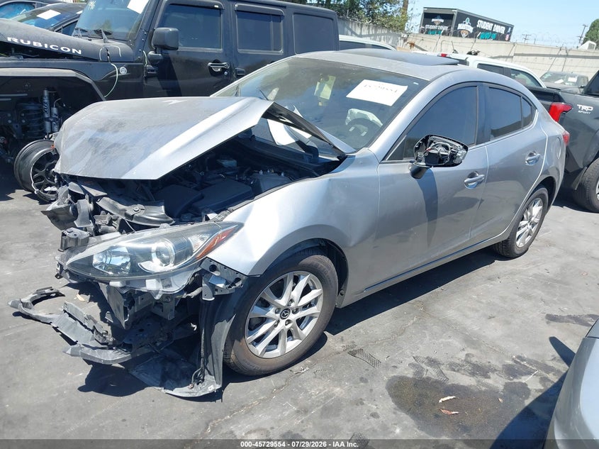 Vin: 3mzbm1w77em122296, lot: 46228253, mazda mazda3 i grand touring 20142