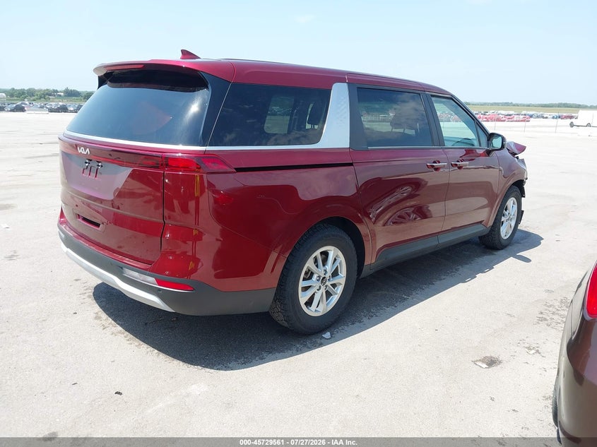 Vin: kndnb4h31p6223113, lot: 46228260, kia carnival mpv lx seat package 20234