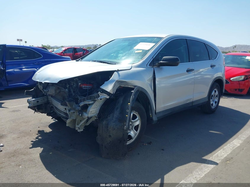 2012 Honda CR-V, Front End, IAAI, VIN 2HKRM3H31CH512661 — photo 2
