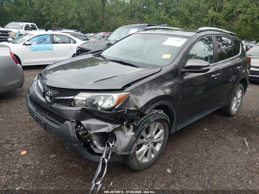Vin: 2t3dfrev2fw378351, lot: 46228314, toyota rav4 limited 20152
