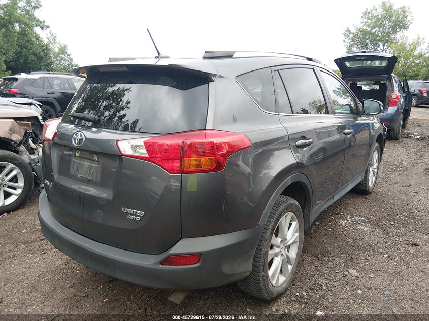 Vin: 2t3dfrev2fw378351, lot: 46228314, toyota rav4 limited 20154