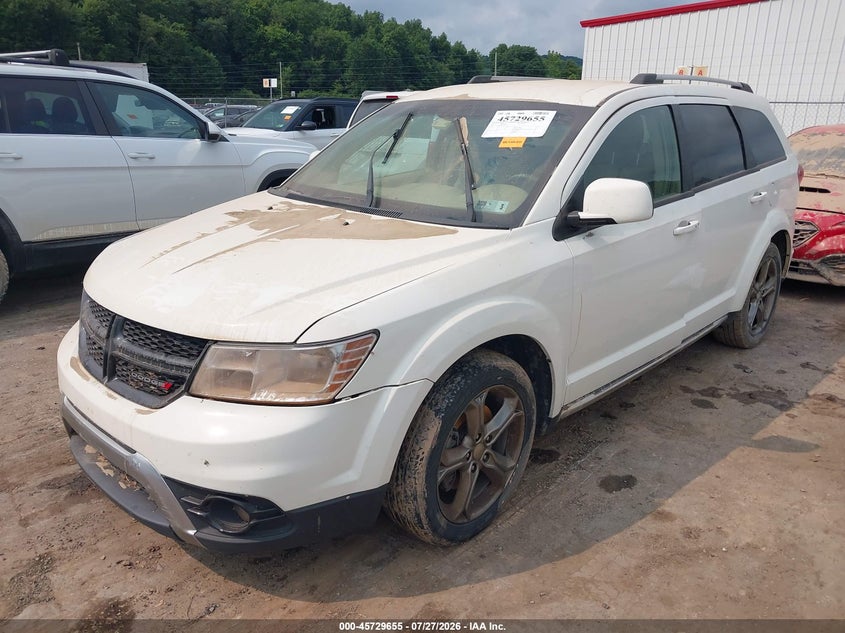 Vin: 3c4pddgg0ht574853, lot: 46228354, dodge journey crossroad plus awd 20172