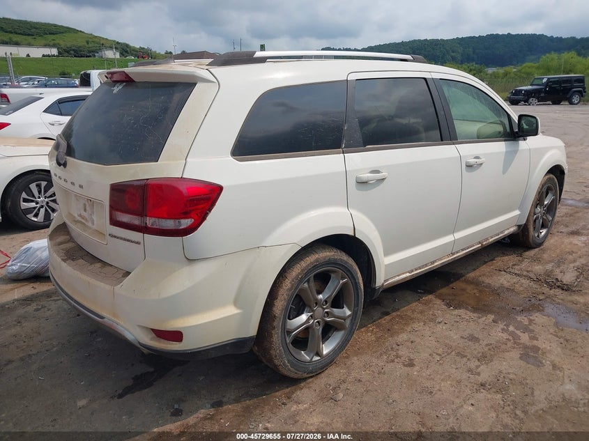Vin: 3c4pddgg0ht574853, lot: 46228354, dodge journey crossroad plus awd 20174