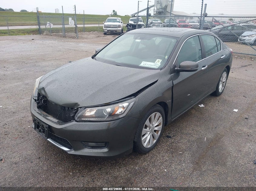 Vin: 1hgcr2f8xfa005500, lot: 46228395, honda accord ex-l 20152