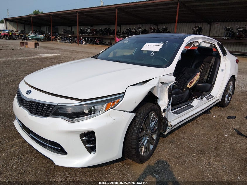 Vin: 5xxgv4l28gg098434, lot: 46228397, kia optima sxl turbo 20162