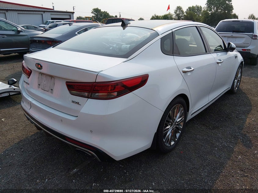 Vin: 5xxgv4l28gg098434, lot: 46228397, kia optima sxl turbo 20164