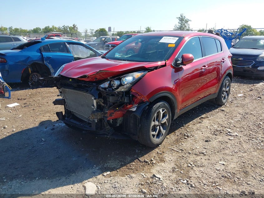 Vin: kndpm3ac0m7853881, lot: 46228408, kia sportage lx 20212