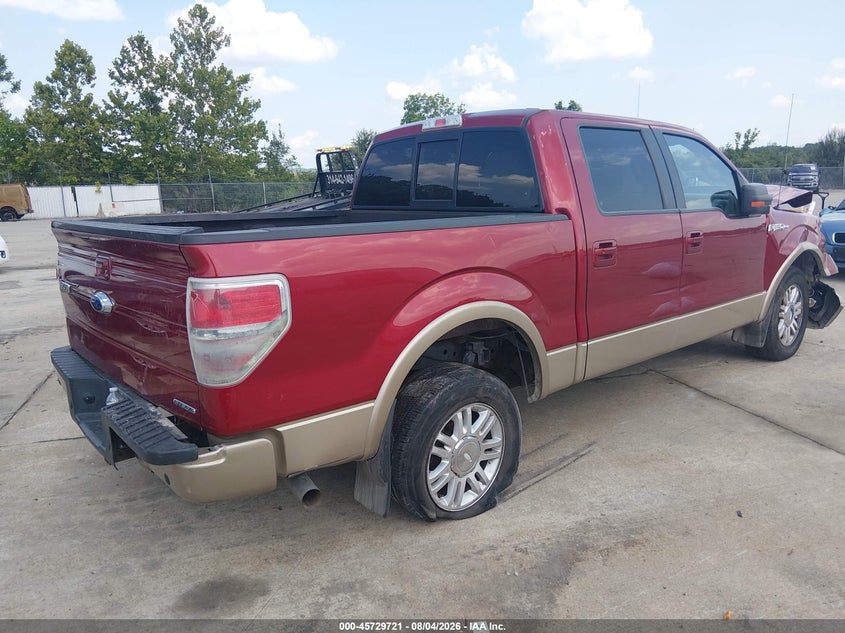 Vin: 1ftfw1cf8dkf31990, lot: 46228420, ford f-150 lariat 20134