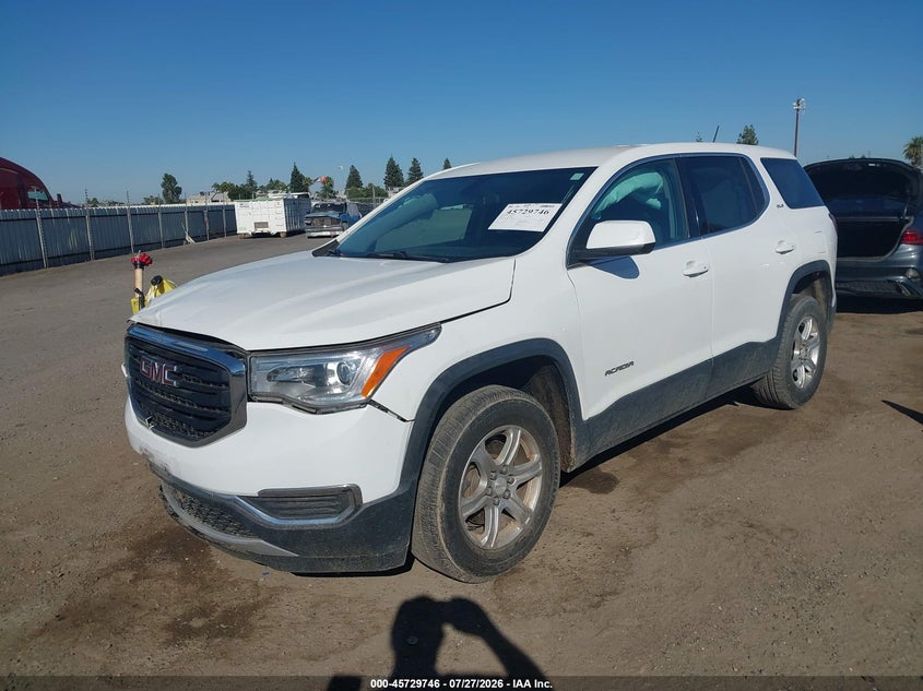 Vin: 1gkknkla3kz115723, lot: 46228445, gmc acadia sle-1 20192