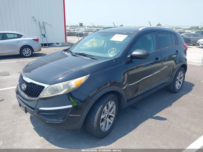 Vin: kndpb3acxg7816007, lot: 46228454, kia sportage lx 20162