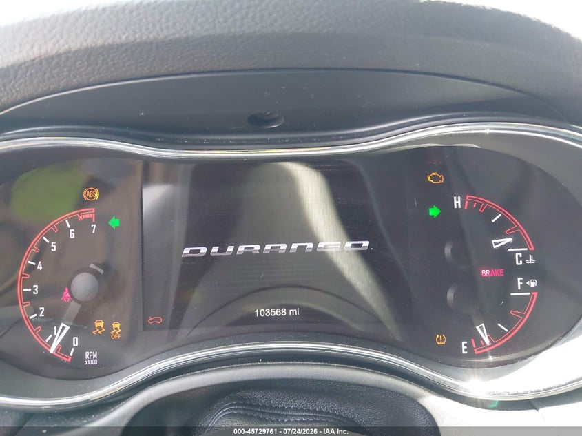 2018 DODGE DURANGO auction photo 7