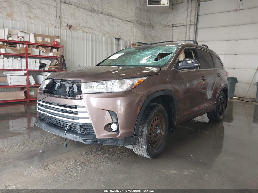 Vin: 5tdjzrfh4hs453414, lot: 46228466, toyota highlander xle 20172