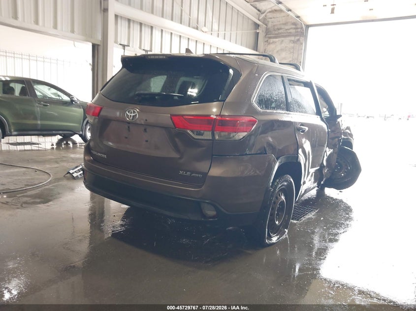 Vin: 5tdjzrfh4hs453414, lot: 46228466, toyota highlander xle 20174