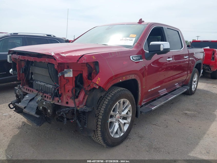 Vin: 3gtu9det2mg168452, lot: 46228467, gmc sierra 1500 4wd  short box slt 20212