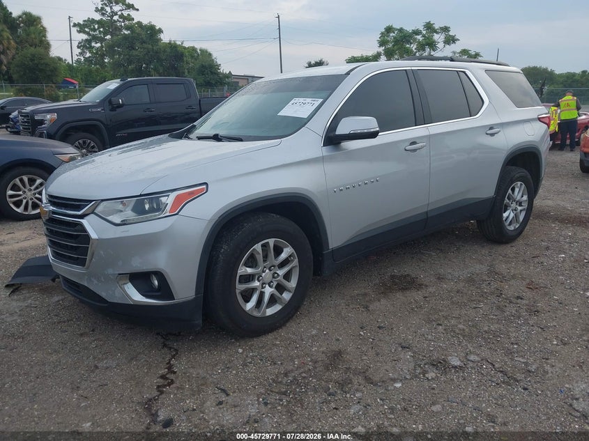 Vin: 1gnergkw9mj155627, lot: 46228470, chevrolet traverse fwd lt cloth 20212