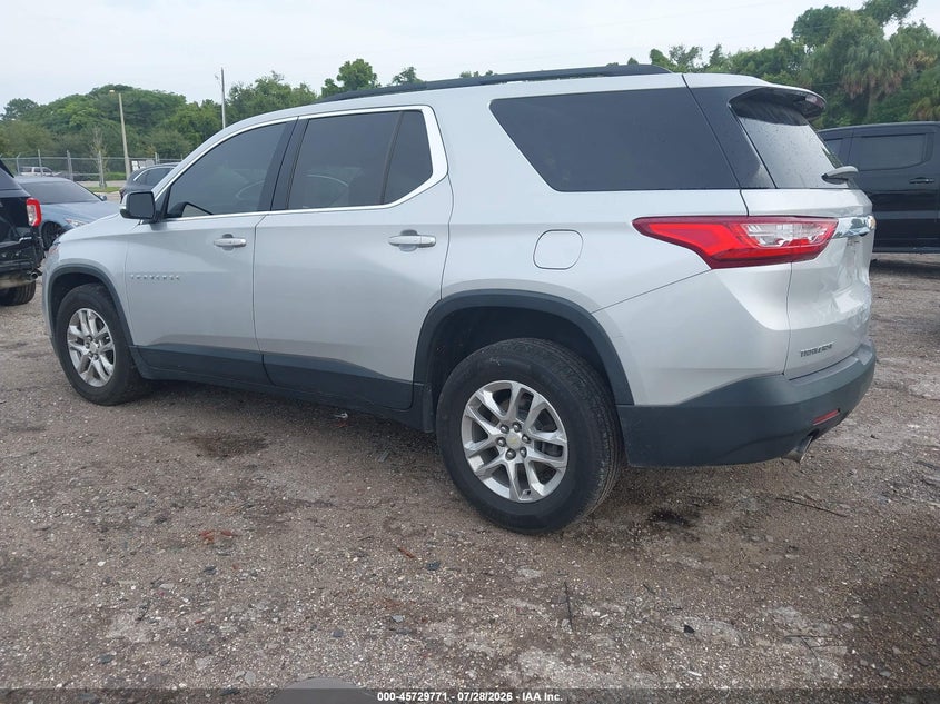 Vin: 1gnergkw9mj155627, lot: 46228470, chevrolet traverse fwd lt cloth 20213