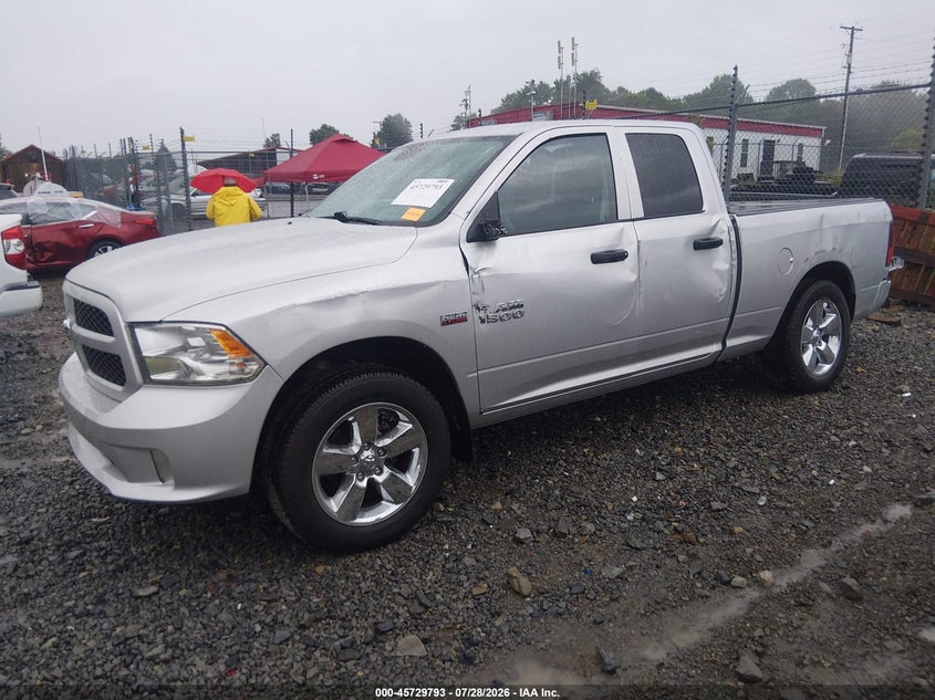 Vin: 1c6rr7ft3js309997, lot: 46228492, ram 1500 express  4x4 6'4 box 20182