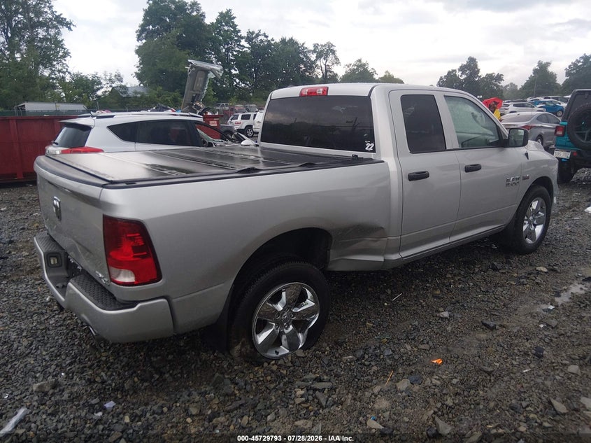 Vin: 1c6rr7ft3js309997, lot: 46228492, ram 1500 express  4x4 6'4 box 20184