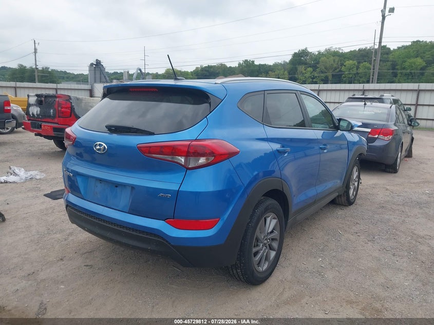 Vin: km8j3ca48gu130119, lot: 46228511, hyundai tucson se 20164