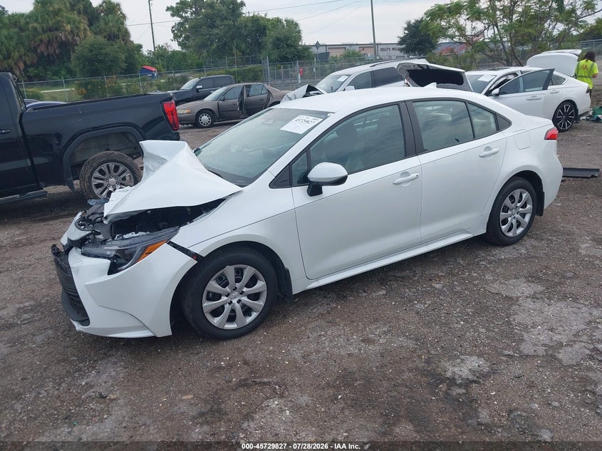 Vin: 5yfb4mde5tp483103, lot: 46228526, toyota corolla le 20262