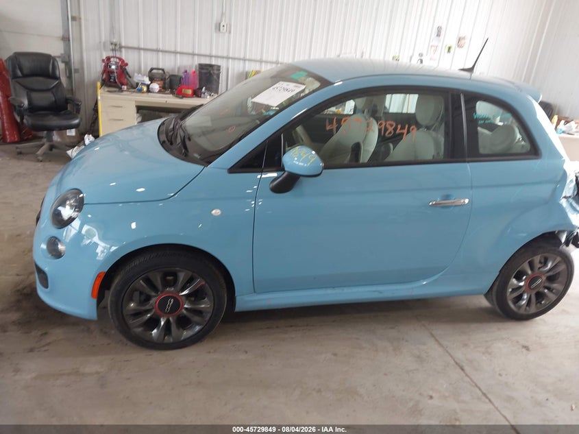 FIAT 500 2017 VIN 3C3CFFKR5HT704692