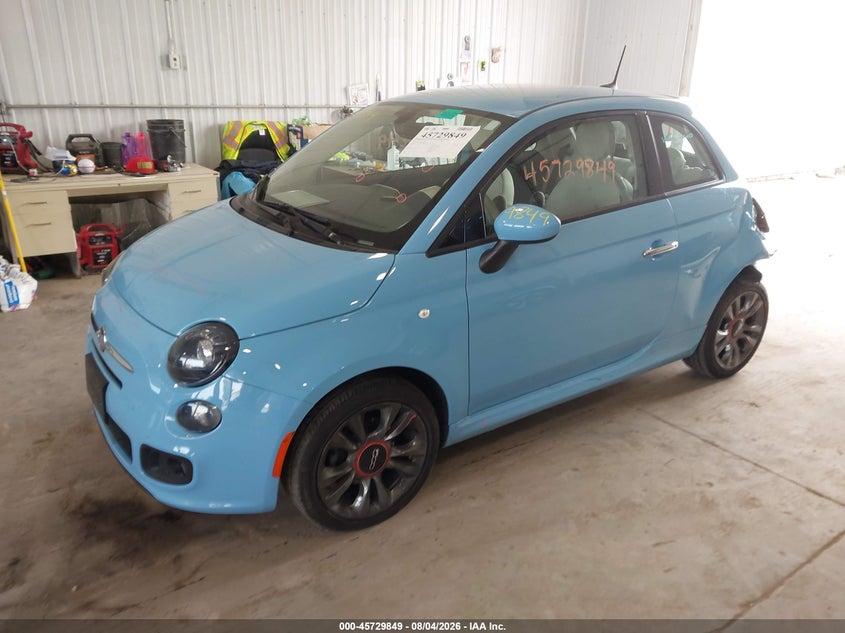 Vin: 3c3cffkr5ht704692, lot: 46228548, fiat 500 pop 20172
