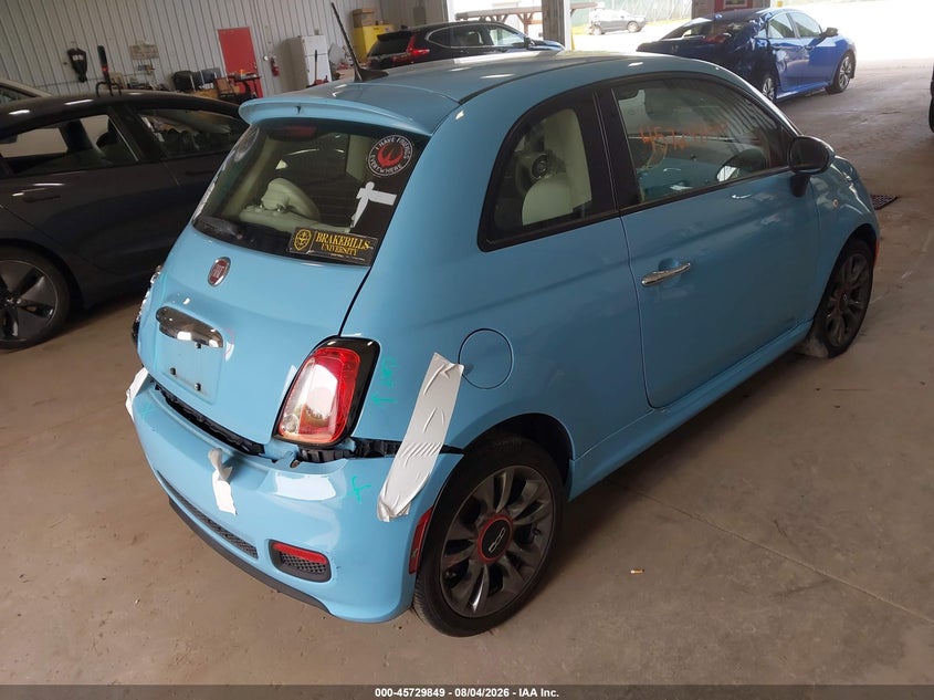 FIAT 500 2017 VIN 3C3CFFKR5HT704692