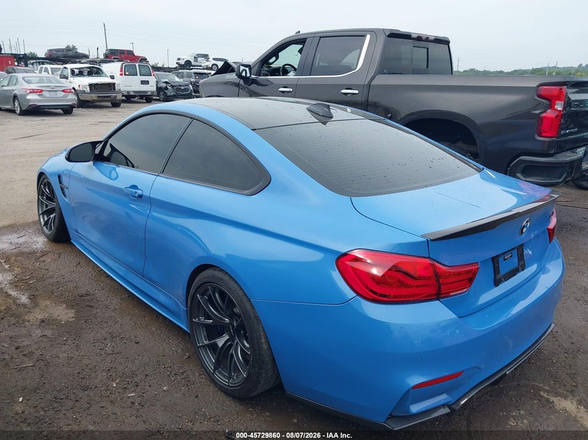 Vin: wbs4y9c59jac88050, lot: 46228559, bmw m4 20183