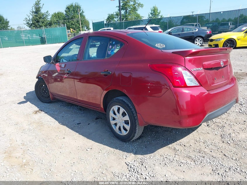 Vin: 3n1cn7ap7kl822936, lot: 46228573, nissan versa 1.6 s+ 20193