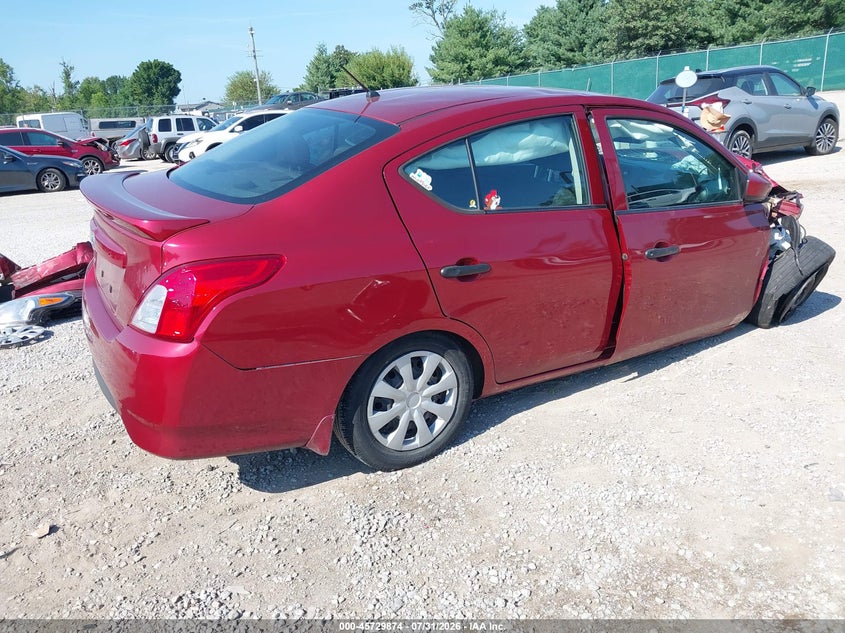 Vin: 3n1cn7ap7kl822936, lot: 46228573, nissan versa 1.6 s+ 20194