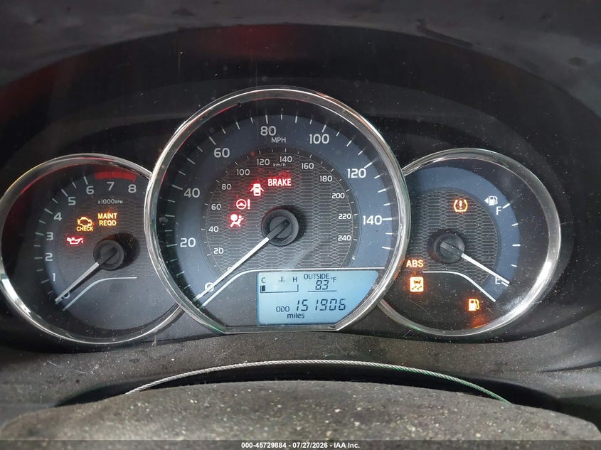 2014 TOYOTA COROLLA auction photo 7