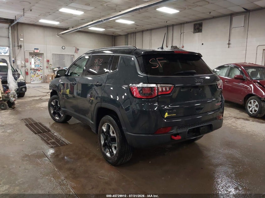Vin: 3c4njddbxjt129146, lot: 46228609, jeep compass trailhawk 4x4 20183