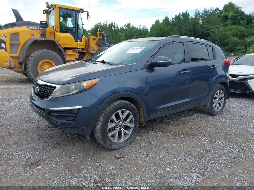 Vin: kndpb3acxe7570587, lot: 46228618, kia sportage lx 20142