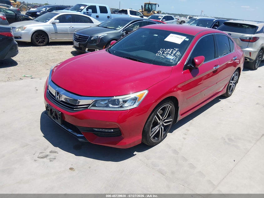 Vin: 1hgcr2f5xga170552, lot: 46228627, honda accord sport 20162