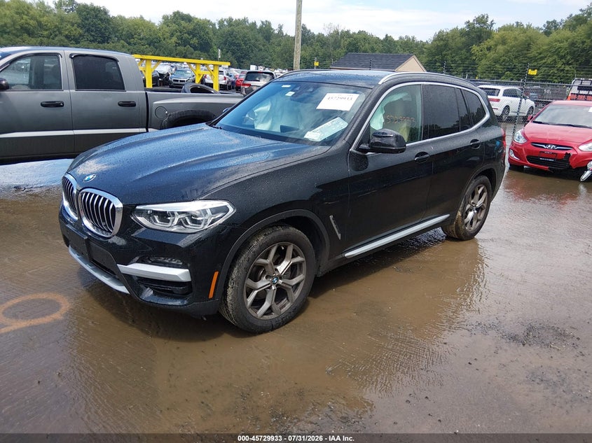 Vin: 5uxty5c0xm9h70059, lot: 46228632, bmw x3 xdrive30i 20212
