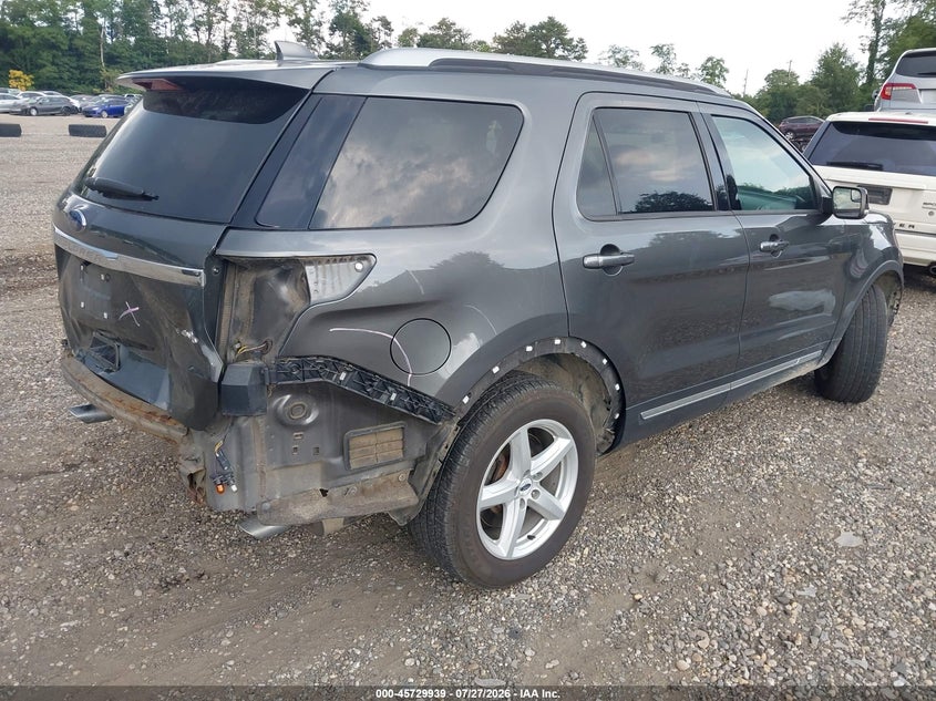 Vin: 1fm5k8d84ggb57364, lot: 46228638, ford explorer xlt 20164