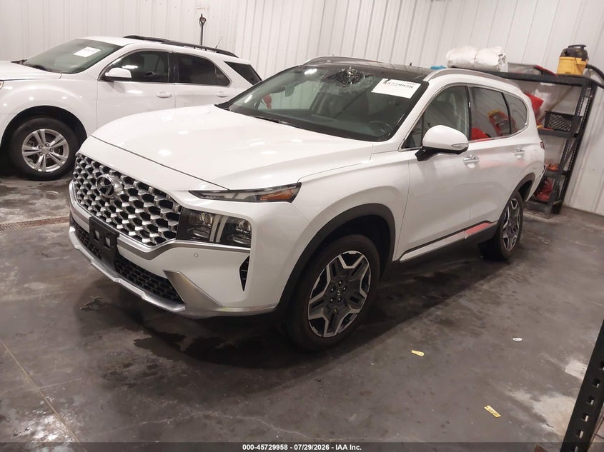 Vin: 5nms4dal3mh370426, lot: 46228657, hyundai santa fe limited 20212