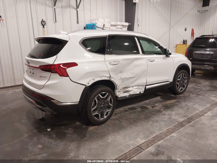 Vin: 5nms4dal3mh370426, lot: 46228657, hyundai santa fe limited 20214