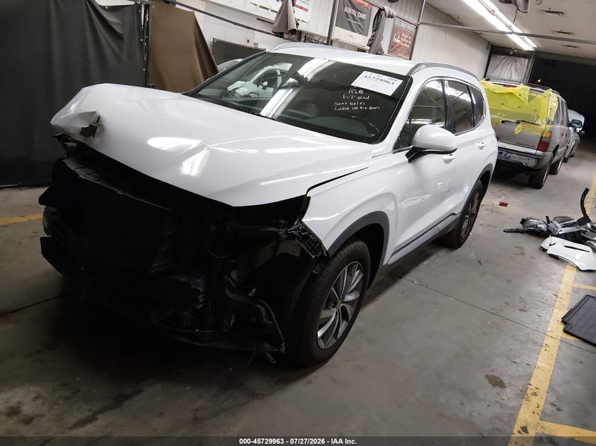 Vin: 5nms33ad9kh071834, lot: 46228662, hyundai santa fe sel plus 20192