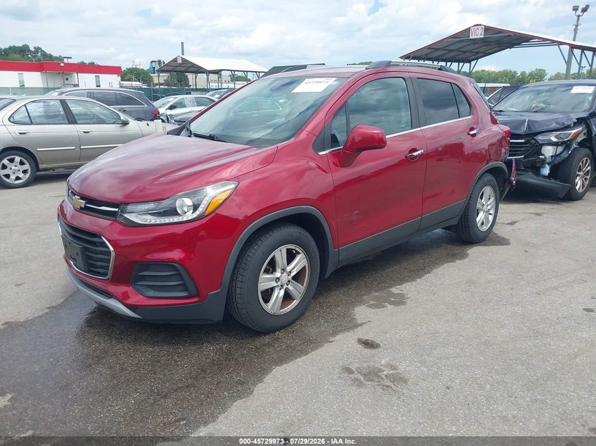 Vin: 3gncjlsb1jl212864, lot: 46228672, chevrolet trax lt 20182