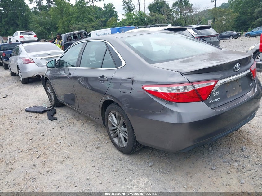 Vin: 4t1bf1fk9gu135109, lot: 46228678, toyota camry se 20163