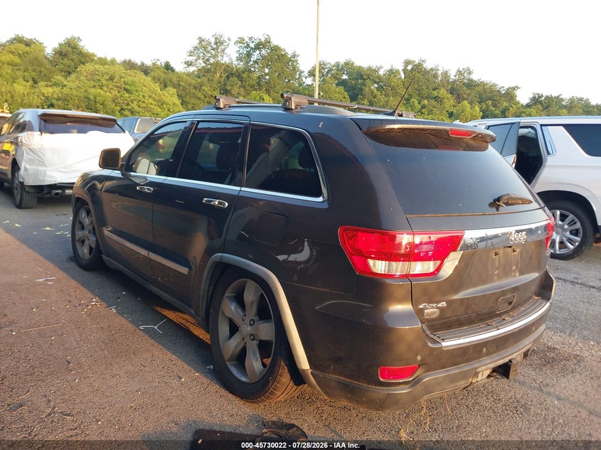 Vin: 1j4rr6gg1bc745063, lot: 46228721, jeep grand cherokee overland 20113