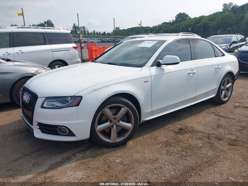 Vin: wauffafl0cn020690, lot: 46228722, audi a4 2.0t premium plus 20122