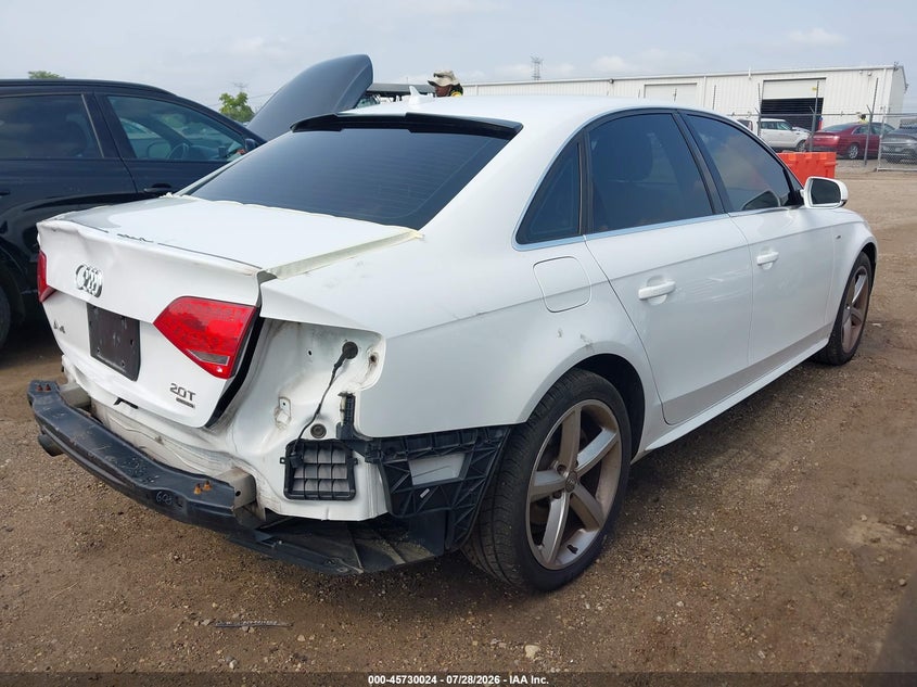 Vin: wauffafl0cn020690, lot: 46228722, audi a4 2.0t premium plus 20124