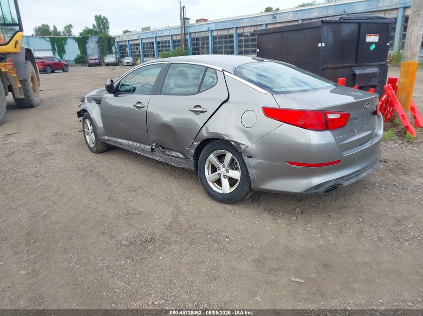 Vin: 5xxgm4a79fg479175, lot: 46228762, kia optima lx 20153