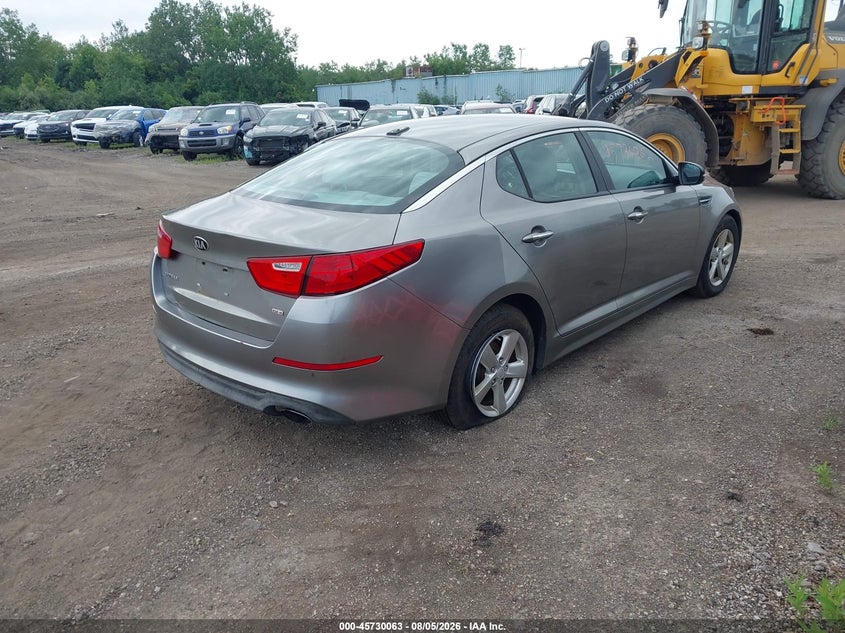 Vin: 5xxgm4a79fg479175, lot: 46228762, kia optima lx 20154